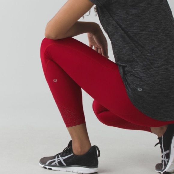 lululemon athletica Pants - Lululemon Tight Stuff Tight Leggings Cranberry 4